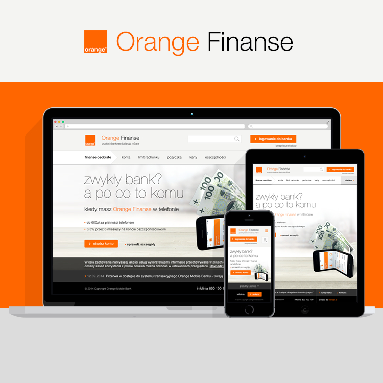 IMAGINE autorem serwisu internetowego Orange Finanse