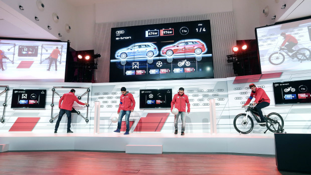 Gwiazdy Barçy podjęły wyzwanie Audi e-tron