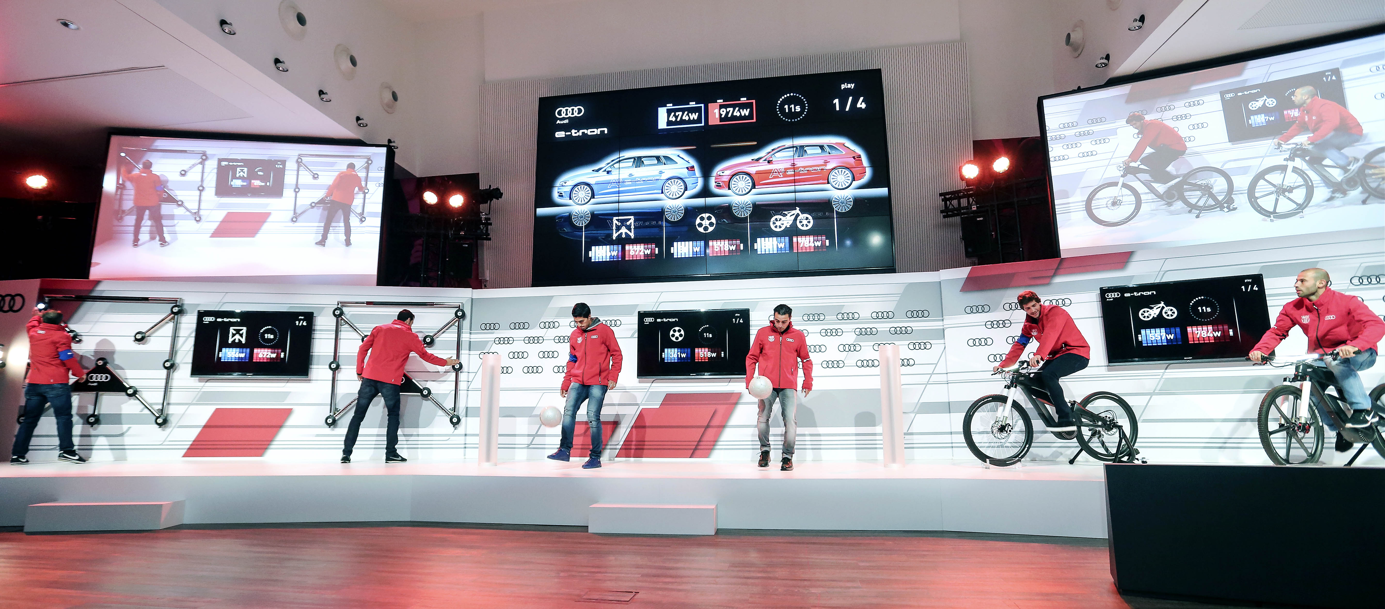 Gwiazdy Barçy podjęły wyzwanie Audi e-tron