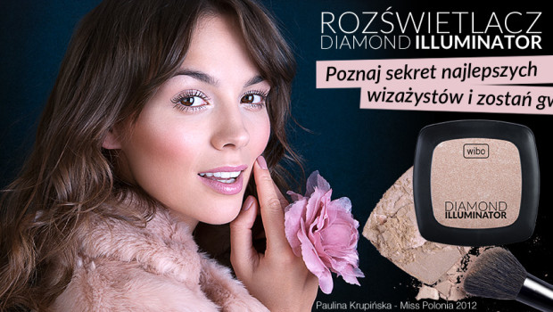 Paulina Krupińska w kampanii rozświetlacza DIAMOND ILLUMINATOR WIBO