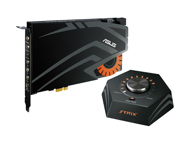 Strix Raid DLX_7.1 PCIe gaming sound card set