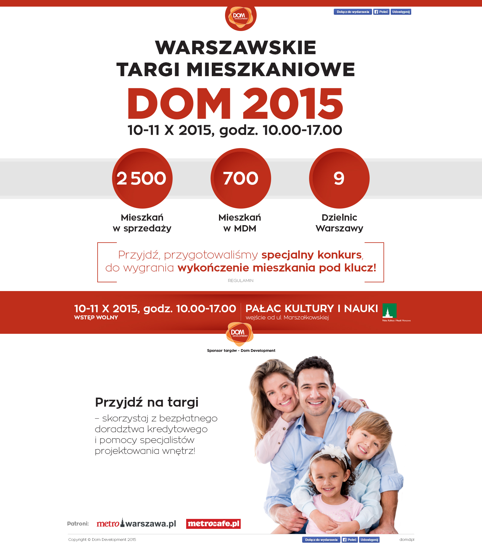 Warszawskie Targi Mieszkaniowe DOM 2015