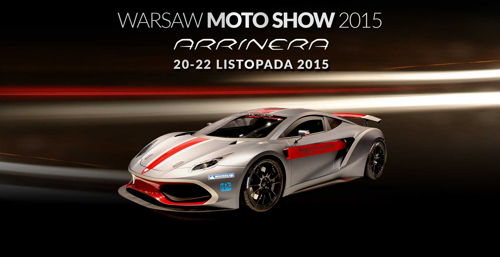 Pierwszy polski supersamochód Arrinera Hussarya na Warsaw Moto Show 2015