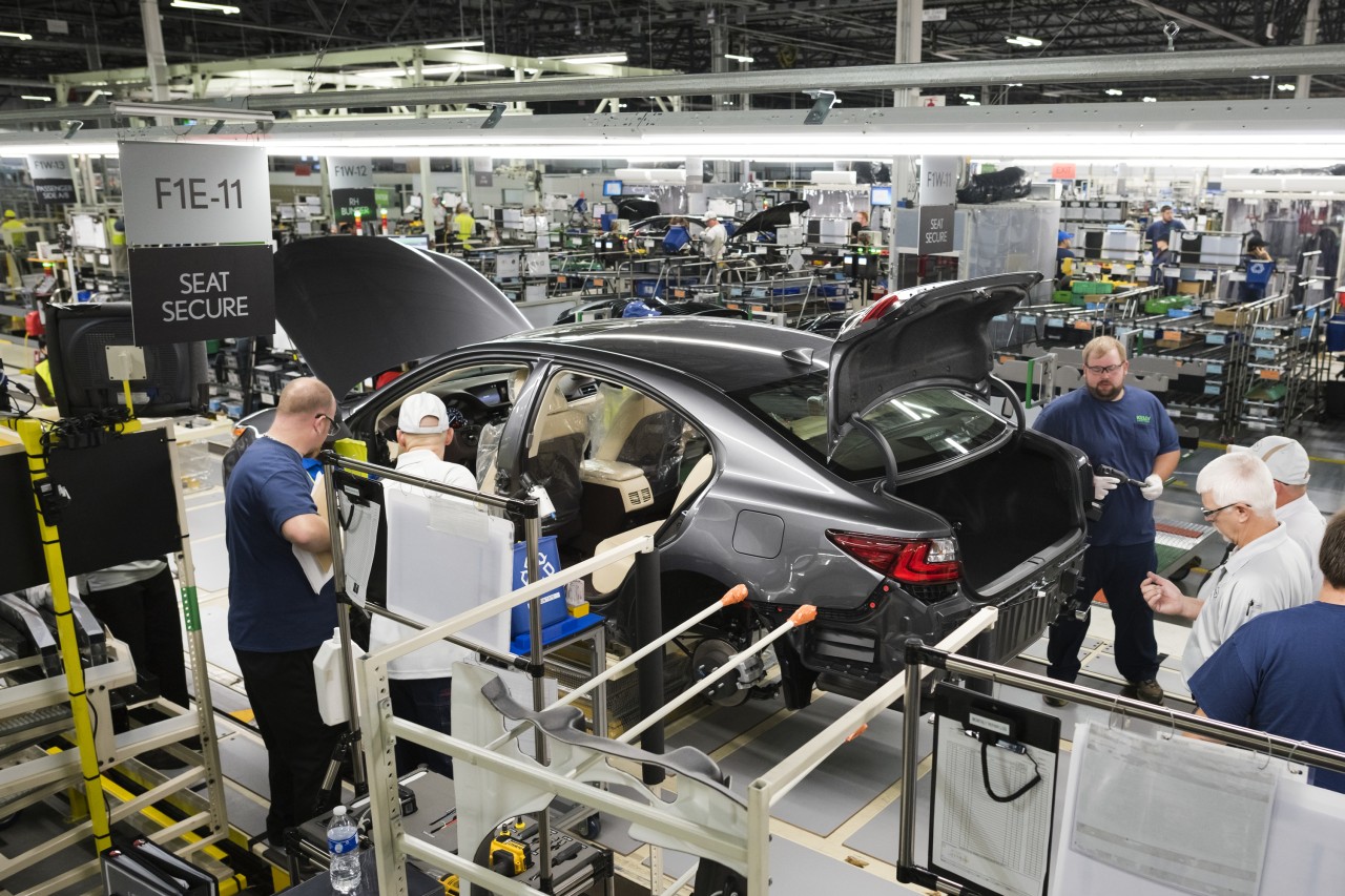Lexus uruchomił fabrykę w USA