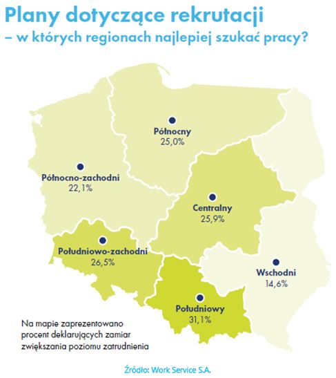 Rynek pracy: podział na Polskę A i B nadal aktualny?