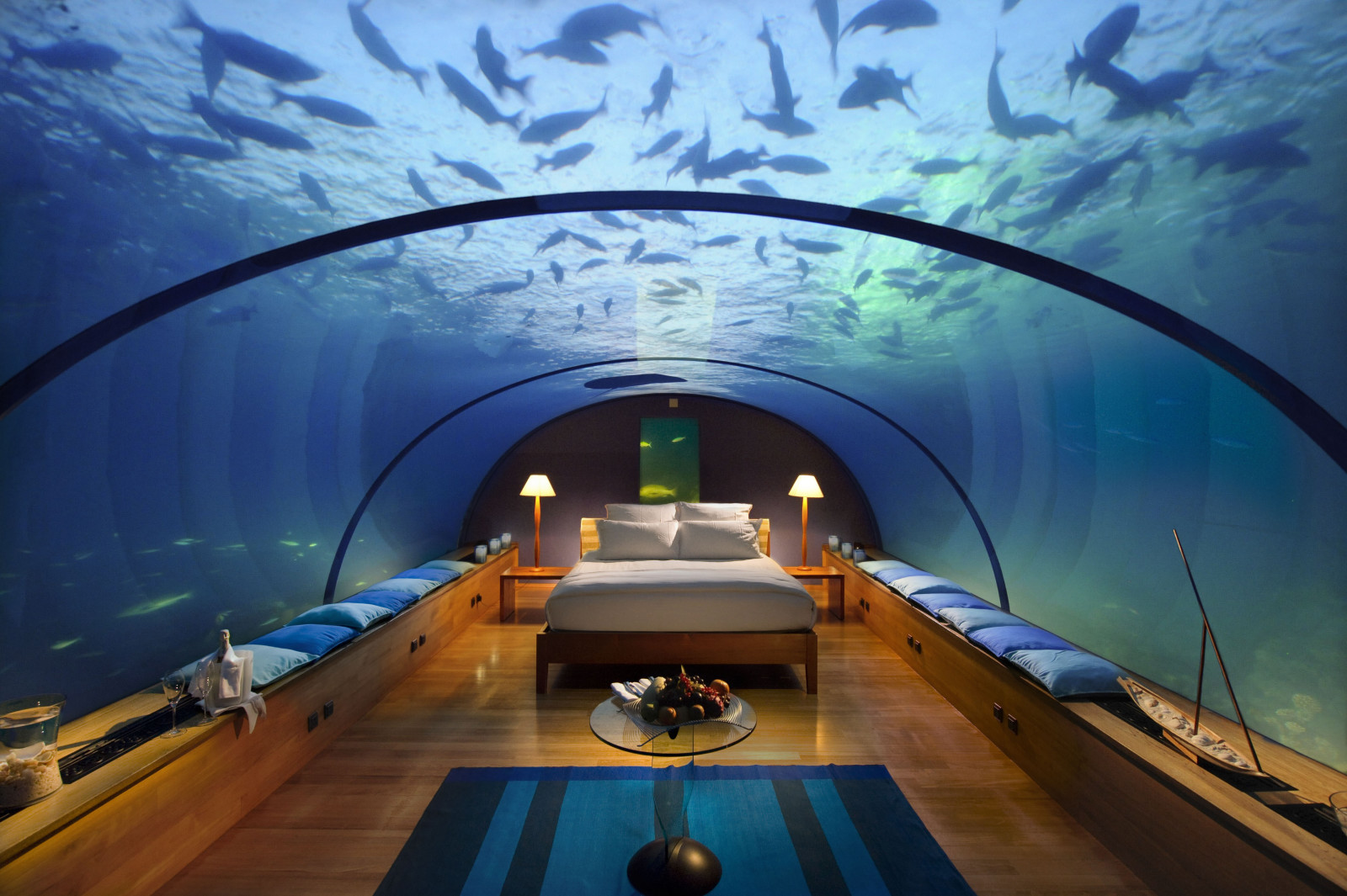 Podwodne hotele dla tych, którzy nie boją się głębokości