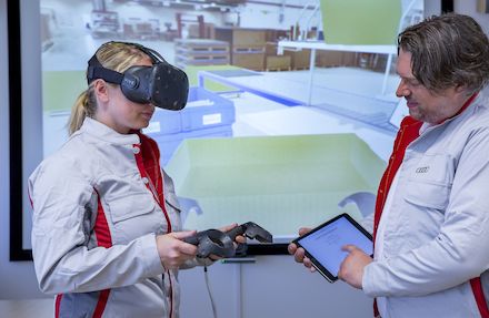 Audi wykorzystuje wirtualną rzeczywistość do szkoleń pracowników logistyki