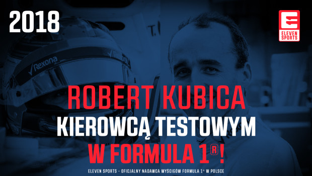 Robert Kubica został zawodnikiem testowym Williams Martini Racing