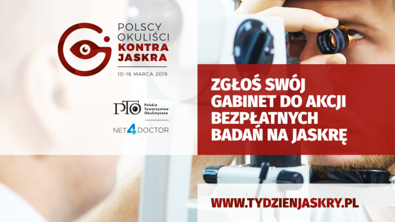 Rusza IV edycja akcji „Polscy Okuliści Kontra Jaskra”
