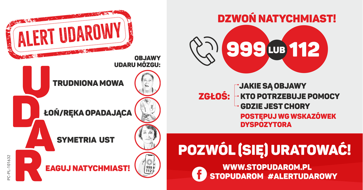 Jacek Rozenek i organizatorzy kampanii STOP UDAROM zachęcają Polaków do przekazania wiadomości, która może uratować życie