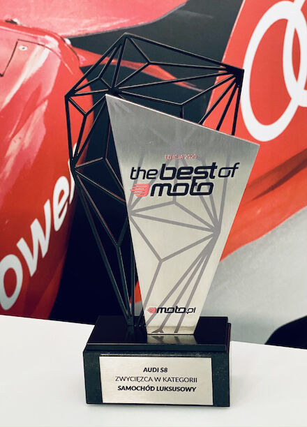 Audi S8 zdobywa nagrodę The Best of Moto 2020